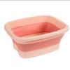Grey Pink Green Soaking Bucket Plastic Folding Spa Basin New Pedicure Bath Bathtub  Men Women