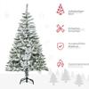 Artificial Christmas tree, snow effect, flame retardant, hinged construction, green/white