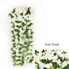  Artificial Fake Flowers Ivy Vine Hanging Garland Plant Wedding Home Decoration