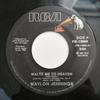 7inch Record WAYLON JENNINGS - Waltz Me To Heaven / Dream On PB13984 RCA 1985 Canada Folk Used