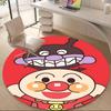 1 шт. Круглый ковер Anpanman для офиса, подходит для офиса, под офисные стулья, спальни, гостиной, домашнего декора, декора комнаты T1224014