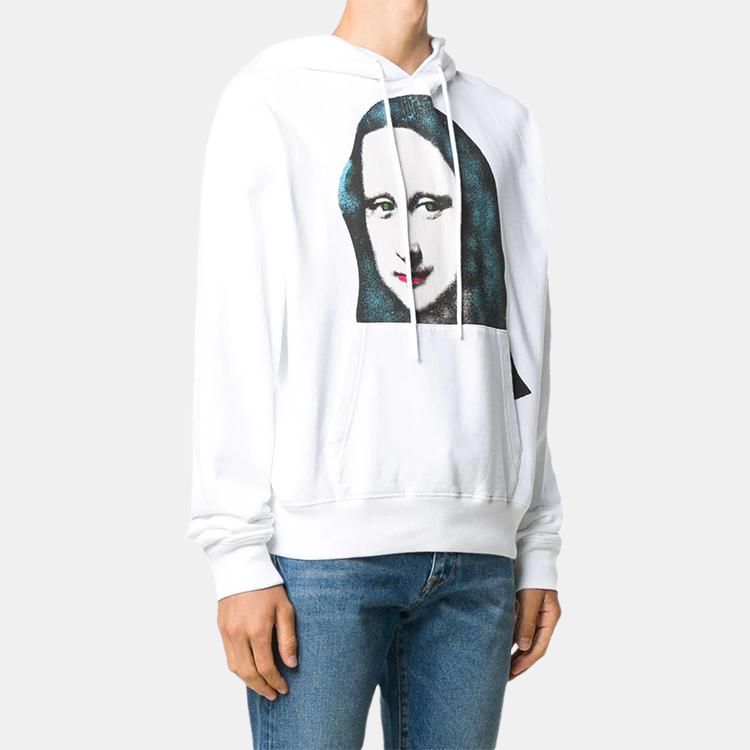 Худи оверсайз Off Mona Lisa OMBB037E20FLE0090110