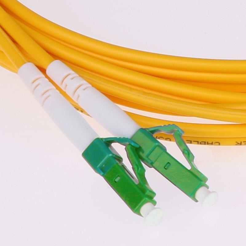 Оптический патч-корд Dual Fiber 9/125 мкм, одномодовый, дуплексный, SC/UPC - LC/APC, 3 м, OEM, для телекоммуникаций, 1g25sq, Кабели связи