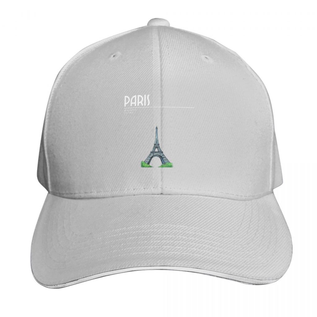 Paris France Eiffel Tower coordinates Baseball Cap Bobble Hat Unisexs big size hat sun caps Rugby Baseball Unisex Womens