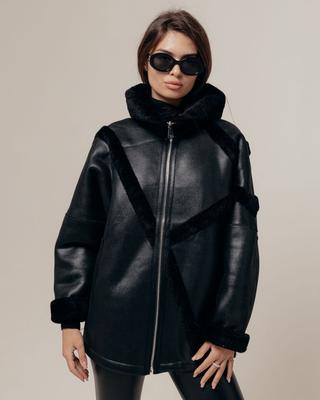 Дубленка двусторонняя RR Designer 7590 44 черная