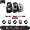 11/14 мм Наклейка-логотип на ключ автомобиля 3D металлическая эмблема Автоаксессуары для E46 E90 E60 F10 F30 F20 E39 E36 E70 F25 F15 E53 E92 E87 G30