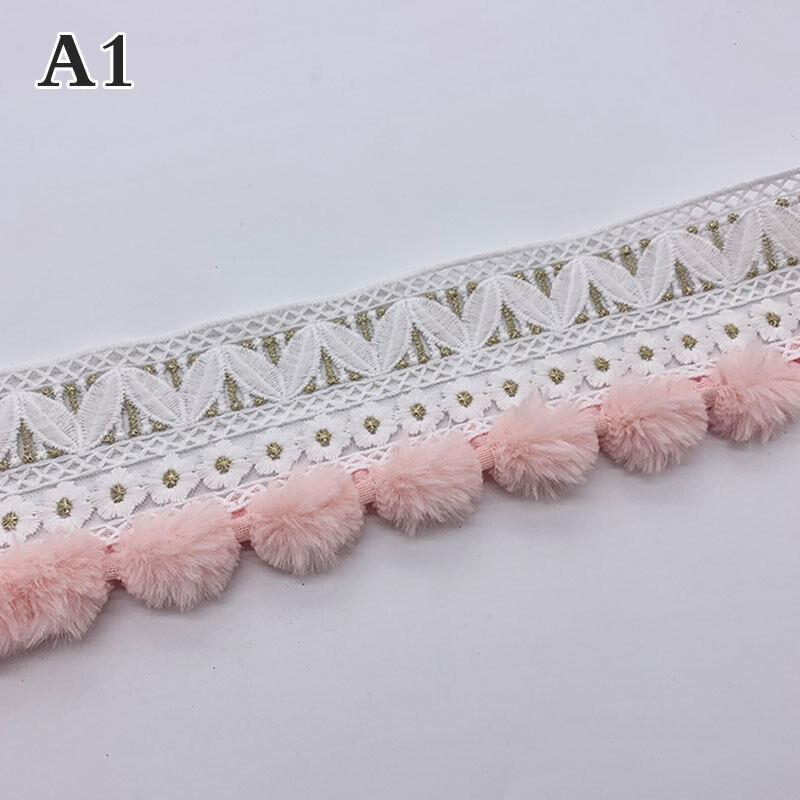 Помпон Шарик Кисточка Бахрома Отделка Края Шитье Своими Руками Обивка Штора Наволочка Кружево Вязаная Ткань Ручной Работы DIY Аксессуар для Творчества