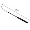 EDu Long Aquatic Plant Tweezers for Aquariums, Aquatic Plants, and Reptiles, 27cm Stainless Steel (Bent Tip, SUS430)
