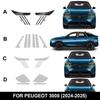 Для PEUGEOT 3008 2024 2025 Автомобильная фара Зеркало заднего вида Стойки B C Защитная пленка Антицарапина Прозрачная Тонированная Наклейка TPU PPF
