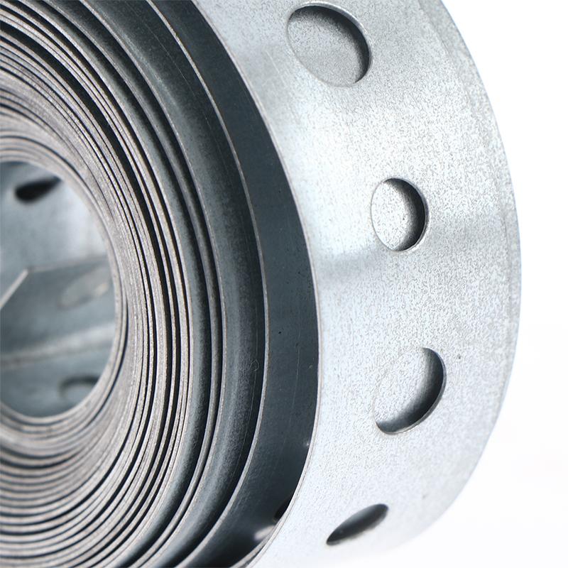 1 рулон оцинкованной стальной ленты-подвеса с предварительно пробитыми множественными пазами, металлическая лента для поддержки труб, подвешивания и работы с листовым металлом