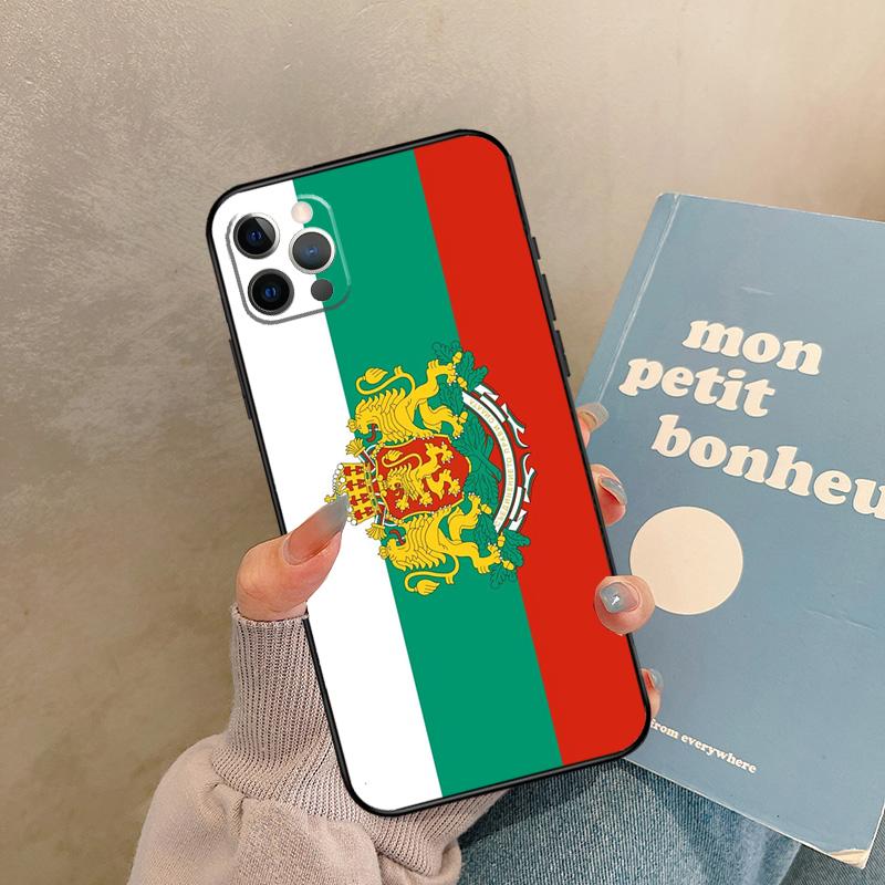 Чехол-паспорт для iPhone 17 Air 15 14 13 12 11 16 Pro Max 13 mini XR 15 16 Plus 16e с изображением флага Болгарии, задняя крышка
