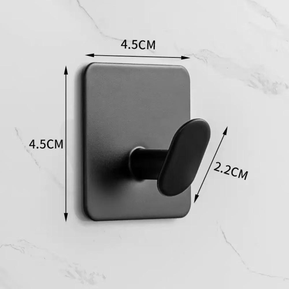 3pcs Stainless Steel Adhesive Hooks Rust Proof Bathroom Clothes Hooks Durable Wall Hooks Kitchen