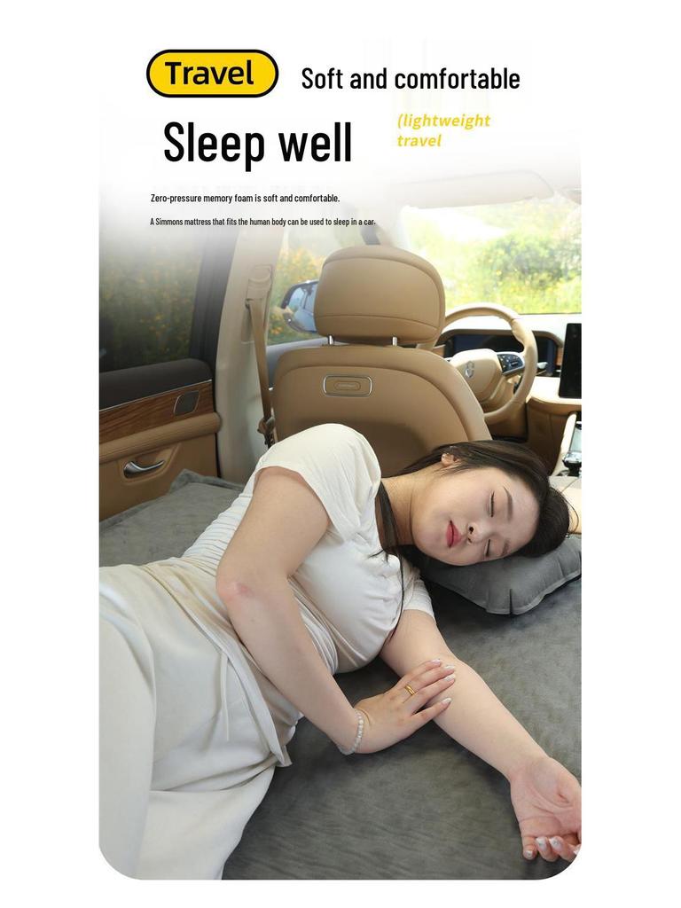 Toyota Corolla Rear Seat Inflatable Mattress for Trunk and Car Bed Sleeping