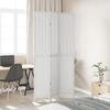 VidaXL Room Divider 3 Panels, Room Separator, Privacy Screen, Living Room Bedroom Screen, White Wood 358720