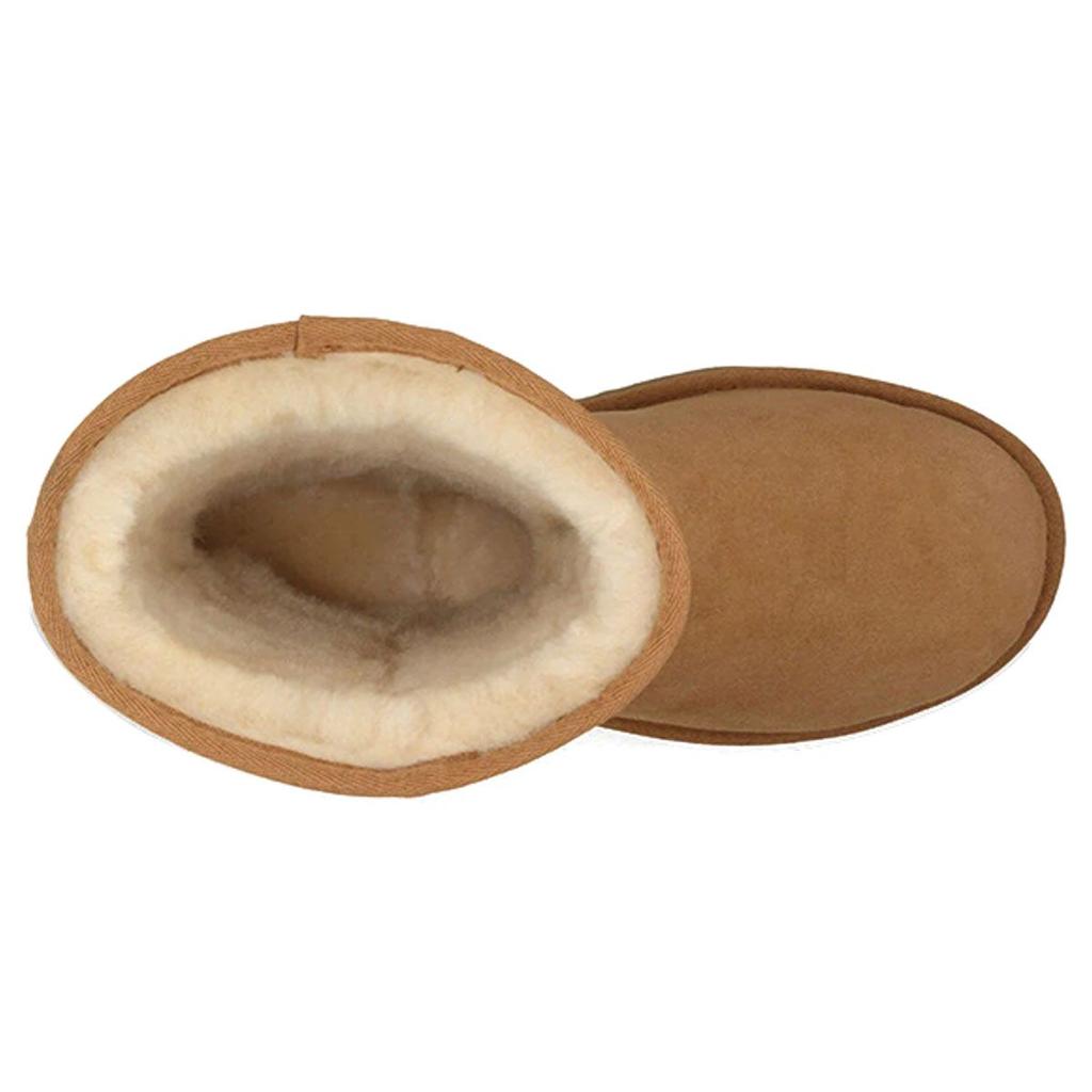 UGG Классические короткие каштановые мужские кроссовки коричневые 5800-CHE