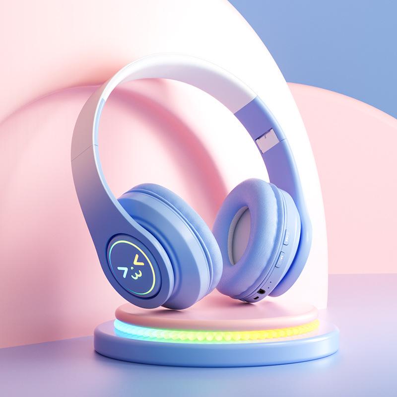 Новая складная беспроводная игровая гарнитура B39pro с Bluetooth и градиентным дизайном