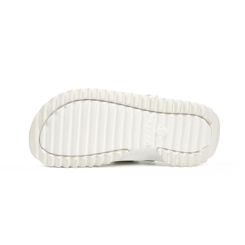 Crocs Ремни для сабо Hiker Модные и универсальные Классические туфли с отверстиями Унисекс Белые