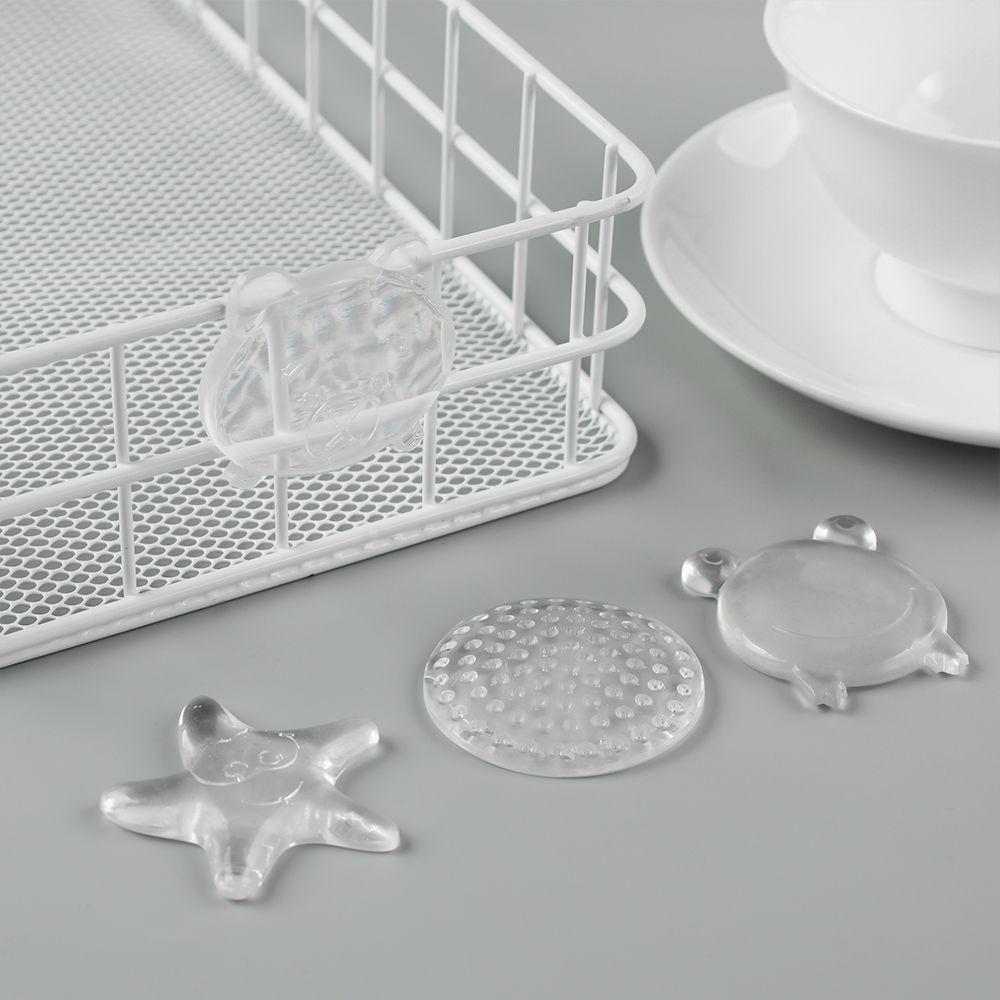 Rubber Wall Crash Anti Collision pads Transparent Protection stickers Door Stops Handle Bumpers