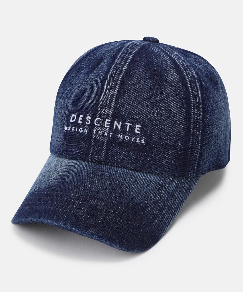 Кепка с логотипом DESCENTE Denim Wording Синяя Sr323Ucp72