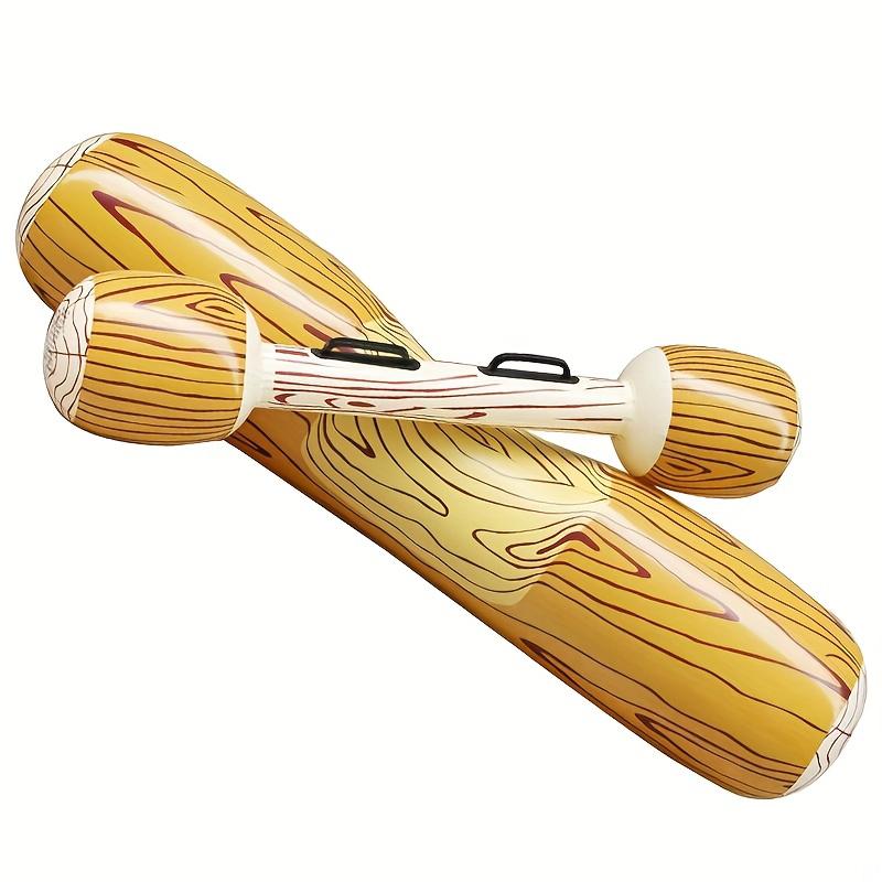 Деревянный узор на палке для боя в бассейне, гигантский поплавок для игр в бассейне, для взрослых, летнее водное развлечение 137x35 см