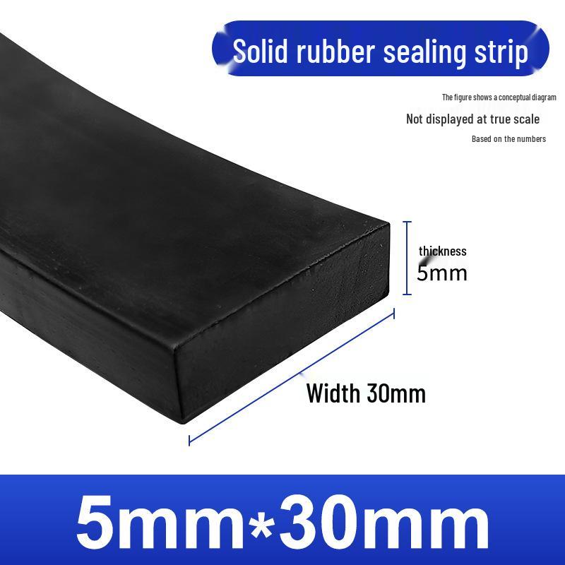 Nitrile Rubber Strip: Oil & Pressure-Resistant Shock Absorbing Glass Pad for Sealing & Joint Support