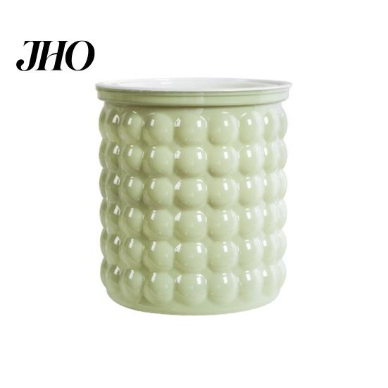 Lazy Gardener Flowerpot Self-Absorbing with Transparent Water Level Indicator Self Watering Planter Decorative Home Plant Pot Bubble Texture