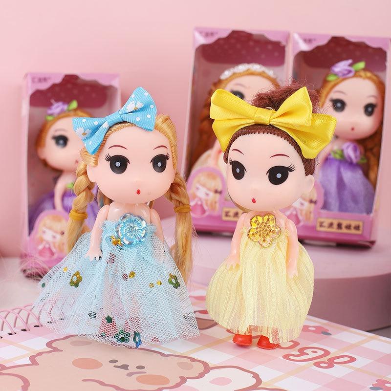 3/6 шт. упакованная мини-кукла идет с красивой подарочной коробкой подарок на день рождения детские игрушки брелок кулон