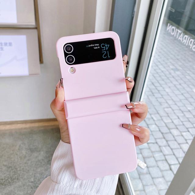 Защитная крышка ярких цветов для Samsung Galaxy Z Flip 4 3, жесткий противоударный чехол для ПК