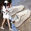 Fashion Breathable Flat Bottom Sneakers Women's Summer New Style Thick Bottom Board Shoes Trendy All Match Sport Student Women Shoes