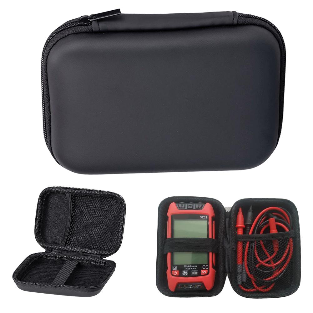 Multifunctional Storage Bag Shockproof Earphone Data Storage Bag EVA Protective Box Multimeter Carrying Bag Zipper Tool Bag