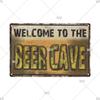 Retro Metal Plate Drink Tin Sign Funny Beer Wine Lover Vintage Metal Plaque for Bar Pub Club Kitchen Home Man Cave Wall Decor