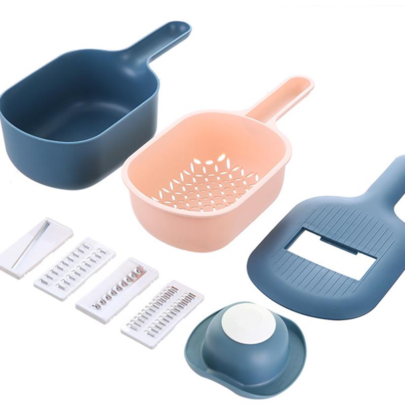 1 комплект, многофункциональная терка для картофеля, моркови, огурца, терка с ситечком, кухонная корзина для мытья овощей