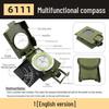 Высокоточный военный компас для использования вне помещений K4074: Многофункциональный, светящийся металл зеленого цвета.