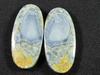 30Cts. Natural Maligano Jasper (22mm X 27mm Each) Oval Cabochon Match Pair SK-2810