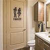 WC Toilet Entrance Sign Door Wall Sticker Decal Waterproof Mural Home Decoration
