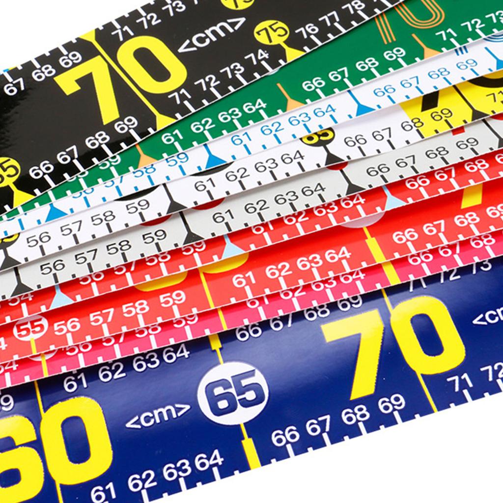 51in Portable Fish Measurement Tool Adhesive Soft Fishing Tape Measure Saltwater Fish Measuring Tape Fishing Essential