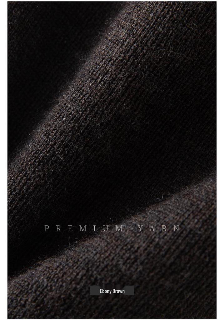Yangzi 120 Count Superfine Merino Wool Women's Slim Fit Half-High Neck Sweater