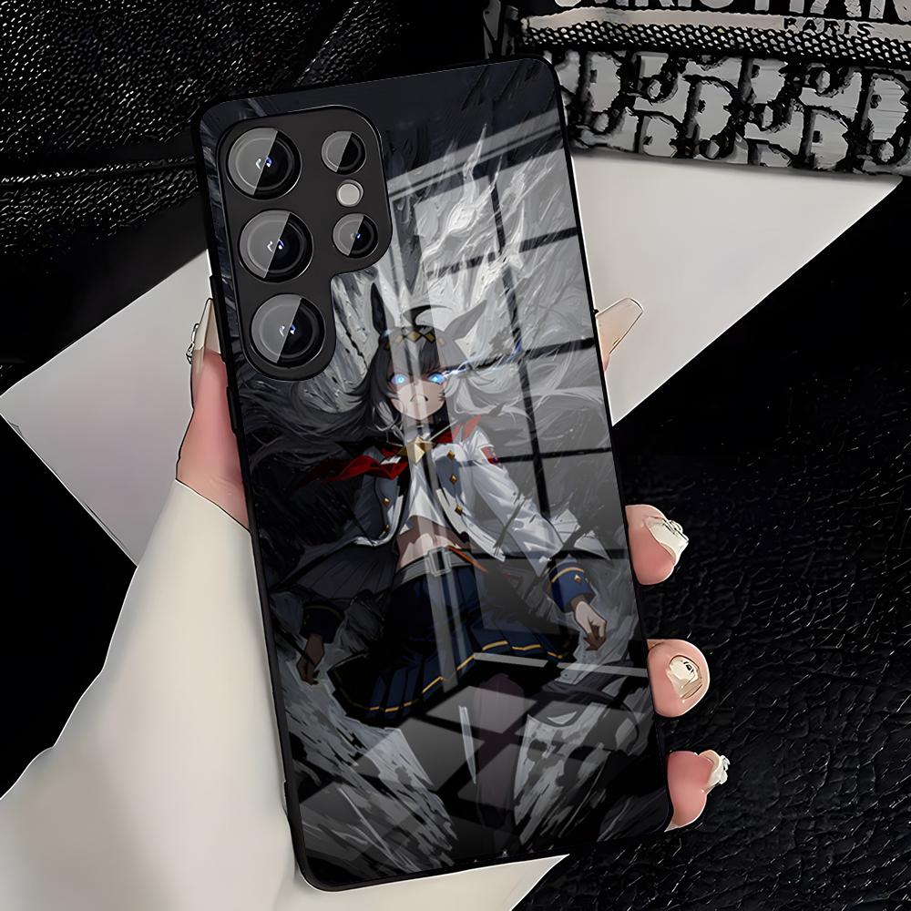Чехол для телефона Uma Musume Pretty Derby Для Samsung S26 S25 Plus S20 S20 Plus S22 Ultra S23 FE S21 Plus S21 Ultra Стеклянная крышка