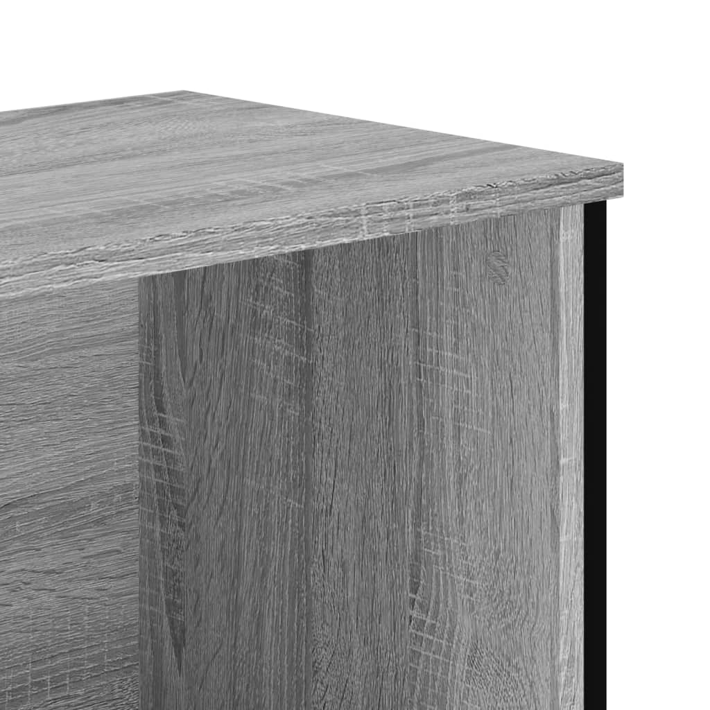Vidaxl Regał, Szary Dąb Sonoma, 50X31X106 Cm, Materiał Drewnopochodny