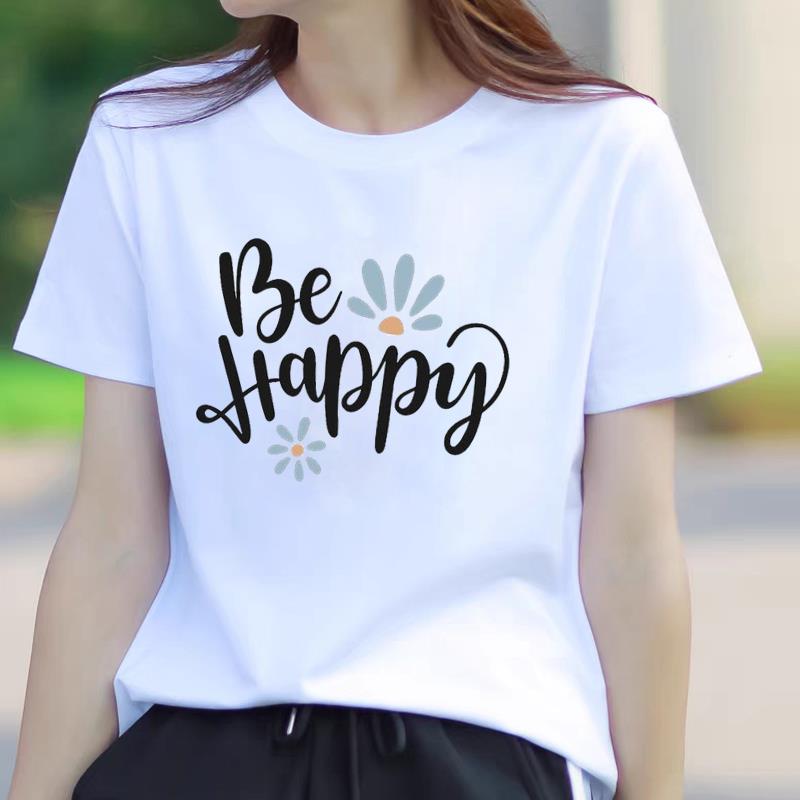 Love Trend Letter Style Милая одежда женская футболка женская футболка с коротким рукавом модный принт женская повседневная графическая футболка