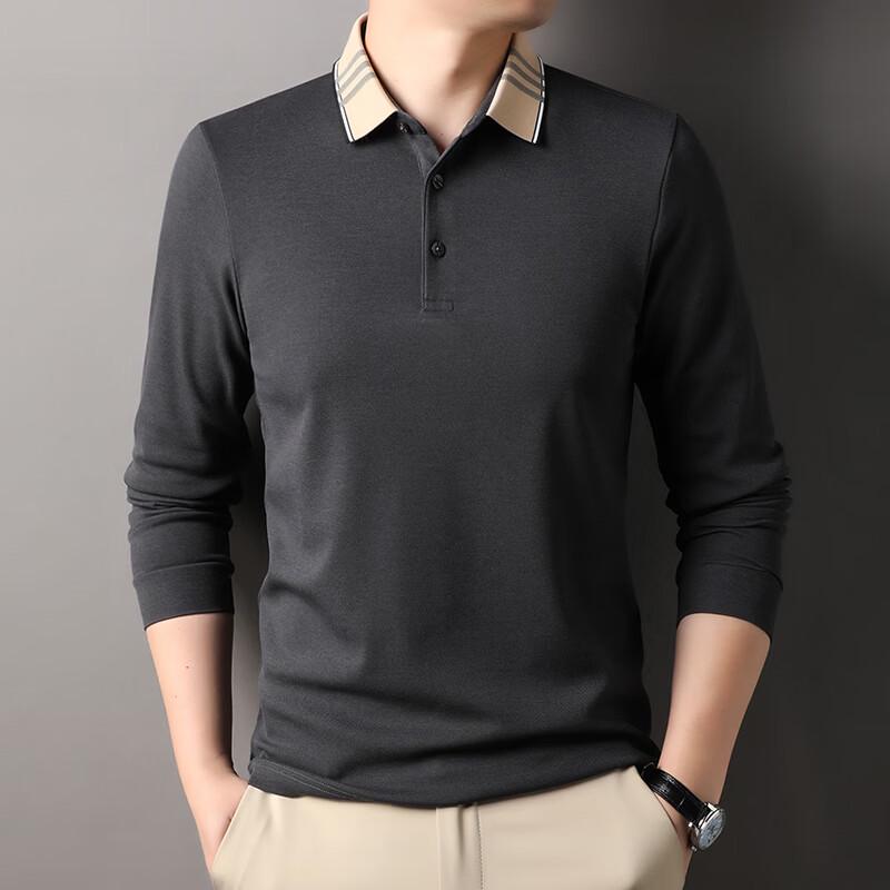 Мужская рубашка-поло Firstview Business Casual с длинным рукавом из пике