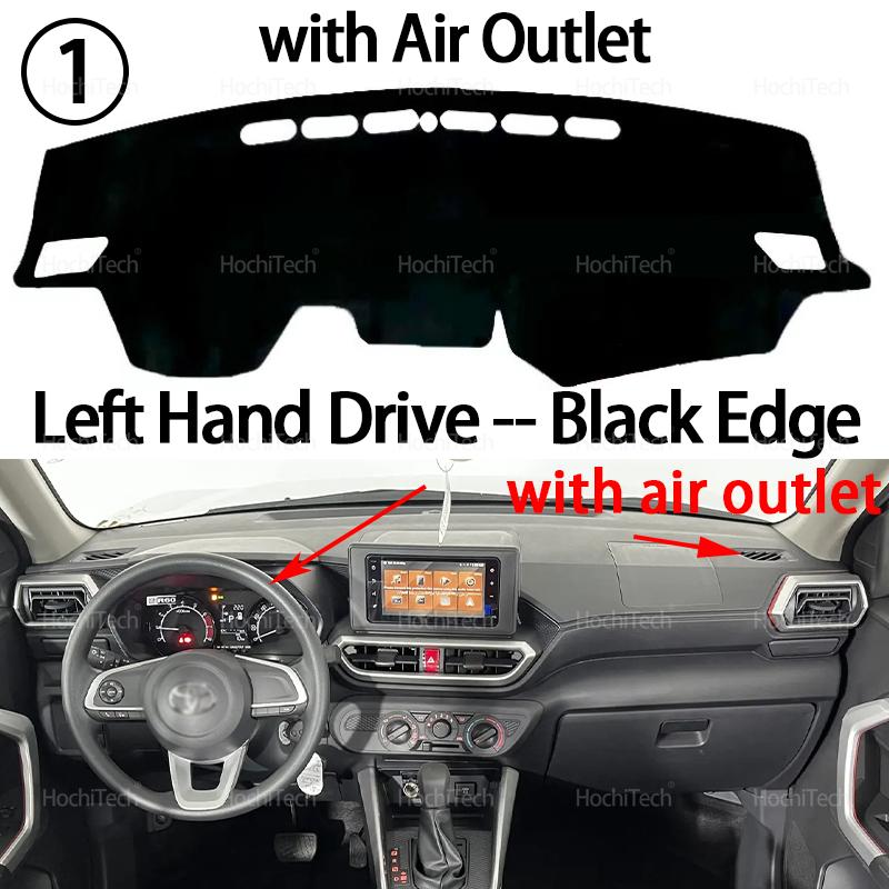 Автомобильный коврик на панель приборов Dash Mat Board Pad Carpet Dashmat Анти-УФ коврики Аксессуары для Daihatsu Rocky Perodua Ativa -2025