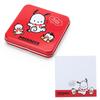 Sanrio (SANRIO) Sanrio Pochacco Memo In Tin Case 35th Anniversary Red Ribbon Memo Pochacco Pochacco Stationery Stationery Notepad 35th Anniversary