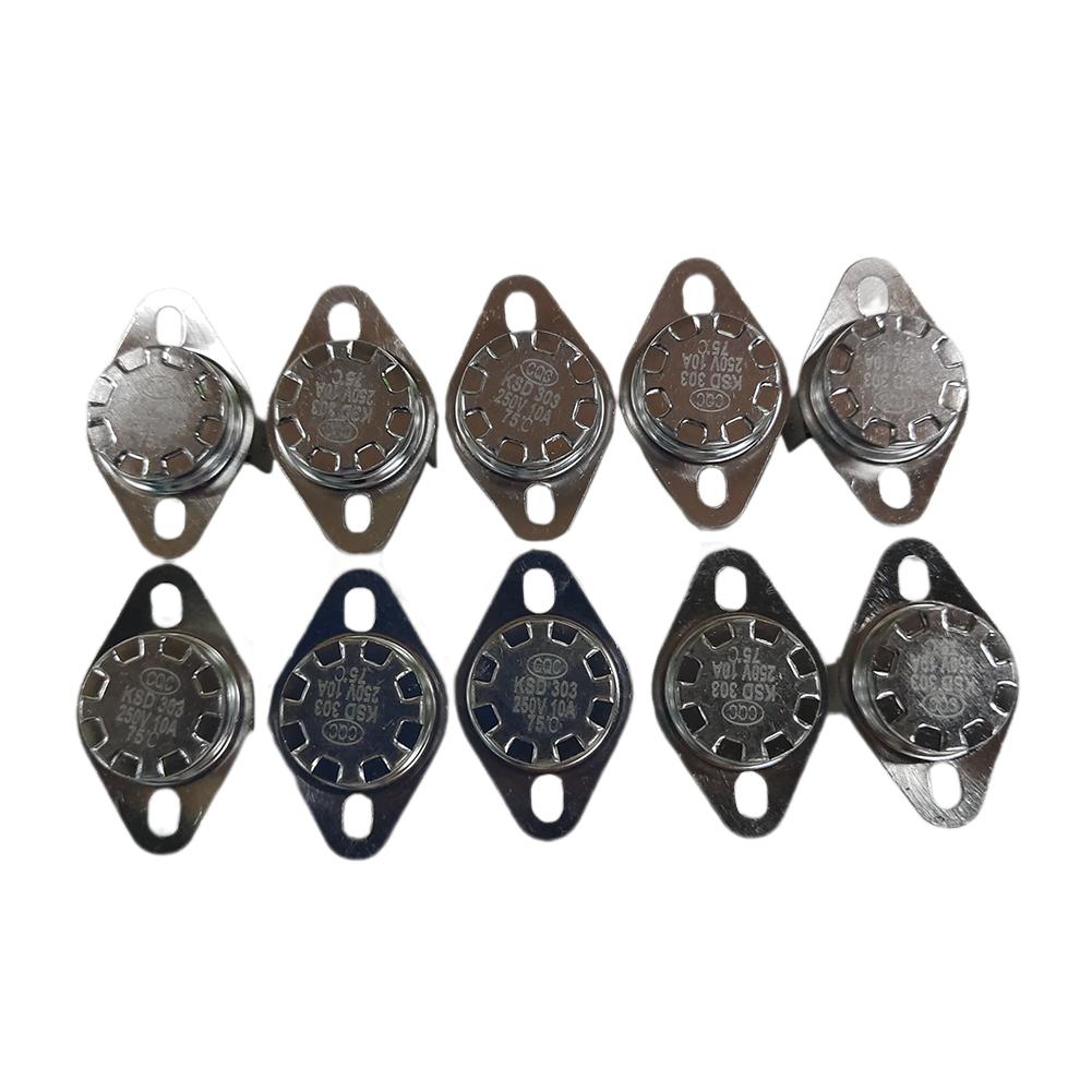 10 шт. Ksd303 Премиум переключатель контроля температуры 250 В 10А 45 ~ 150 градусов термостат с ручным сбросом