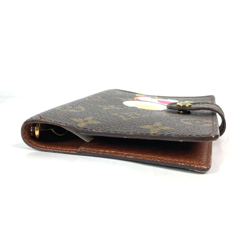 Louis Vuitton R20011 Монограмма панда AgendaPM Такаси Мураками Обложка для блокнота