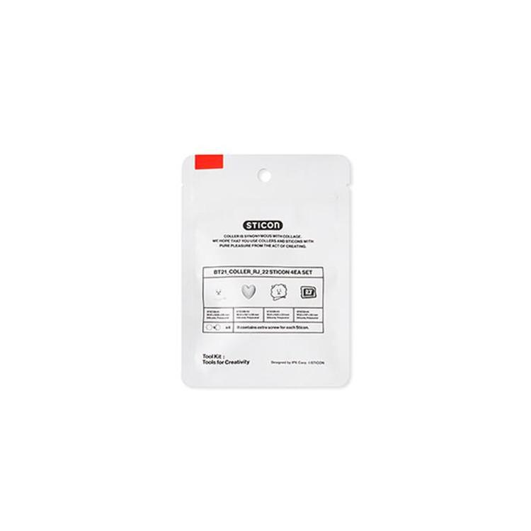 LINE FRIENDS BT21 Collet RJ Dart Stickon Set