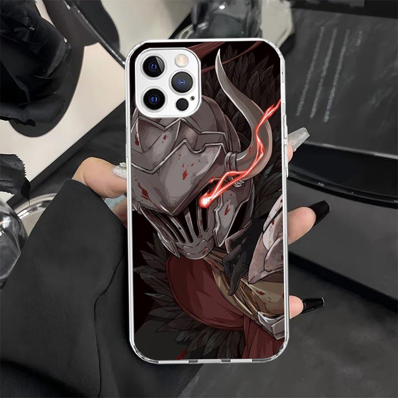 Чехол для телефона аниме Убийца Гоблинов для iPhone 11 12 13 Mini 14 15 Plus 16 Pro Max 17 Air 16E 7 8 SE 17ProMax Мягкий чехол Fundas