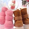 New Warm and Cozy Winter-Ready Waterproof Anti-Slip Dog Shoes - Stylish and Durable Sole Walking Sneakers for Small To Medium Si