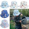 Портативная кепка для девочек и мальчиков с защитой от ультрафиолета, широкими полями, пляжная кепка, кепка рыбака, шляпа-ведро, шляпа от солнца