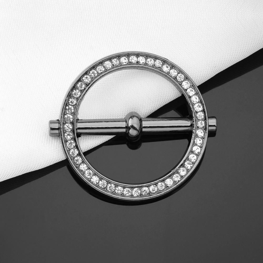 Crystal Clothing Corner Hem Waist Buckles Scarf Buckle Pearl Shawl Scarf Clip for T-Shirt Party